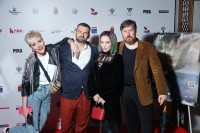Съемочная группа фильма «Рокстория»: режиссер Григорий Курдяев, оператор Алексей Борисов, исполнительница главной роли Дарья Махортова