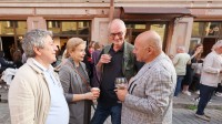 Секретарь Союза журналистов, режиссер Ашот Джазоян, кинокритик Лариса Малюкова, режиссер Сергей Снежкин, генеральный продюсер Выборгского фестиваля Геворг Нерсисян