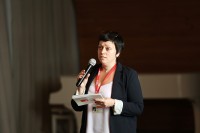 Мария Безенкова - руководитель фестивального и кинорыночного направления - презентует Киностудию им. М. Горького
