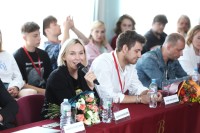 Дарья Екамасова и Егор Москвитин на открытом заседании жюри