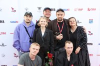 Стас Иванов, обладатель Специального приза, со съёмочной группой фильма "Одним днём"